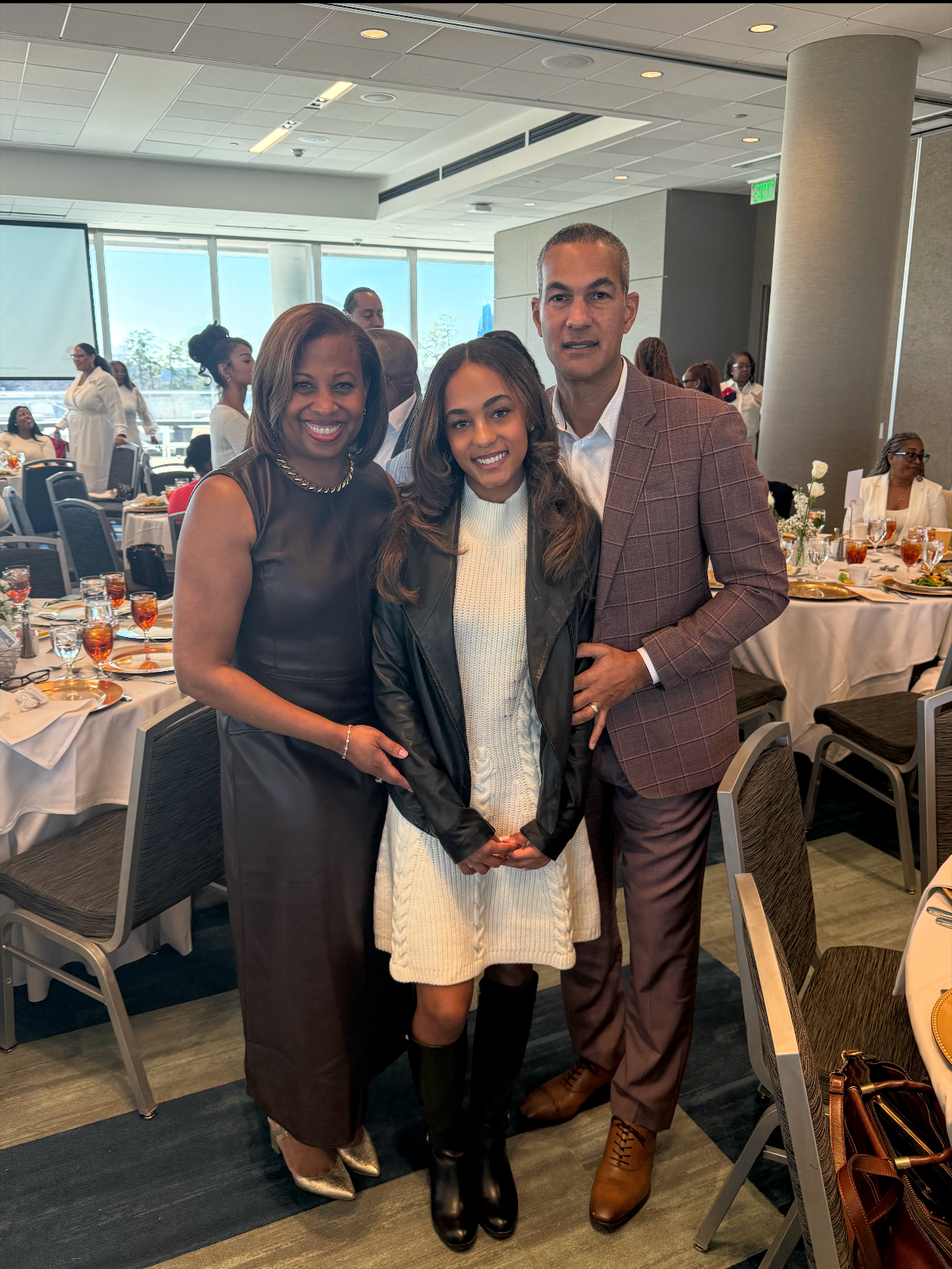 Corinne with family